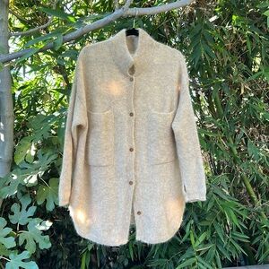 Cordera baby alpaca button down jacket - rare